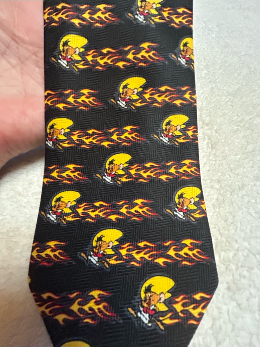Vintage Looney Tunes Speedy Gonzales Necktie